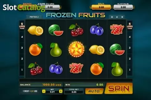 Reel Screen. Frozen Fruits (Betsense) slot