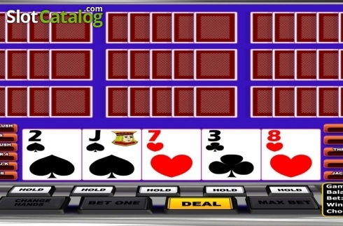 Écran2. Double Jackpot Poker MH (Betsoft) Machine à sous
