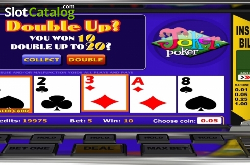 Game Screen. Joker Poker (Betsoft) slot