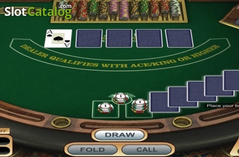 画面4. Oasis Poker (Betsoft) カジノスロット