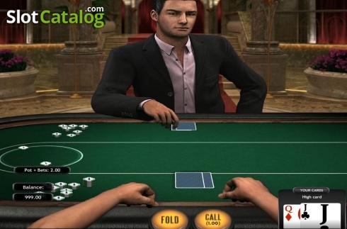 Game Screen. Poker3 Heads Up Hold'em slot
