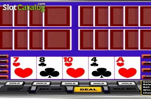 Game Screen 2. All American Poker MH (Betsoft) slot