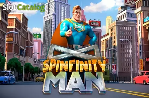 Spinfinity Man ロゴ
