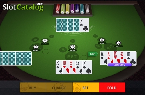 Game workflow screen. Russian Poker	 (Betsoft) slot