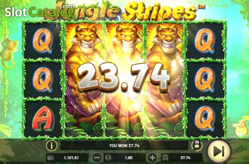 Win Screen 3. Jungle Stripes slot