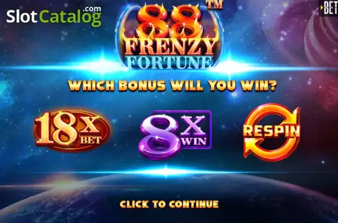 Start Screen. 88 Frenzy Fortune slot