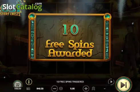 Free Spins 1. Lost Mystery Chests slot
