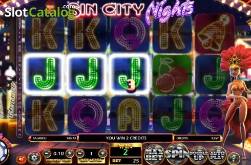 Win. Sin City Nights slot