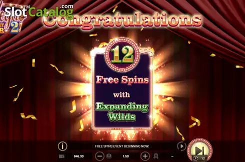 Free Spins Win Screen. Mr. Vegas 2 slot