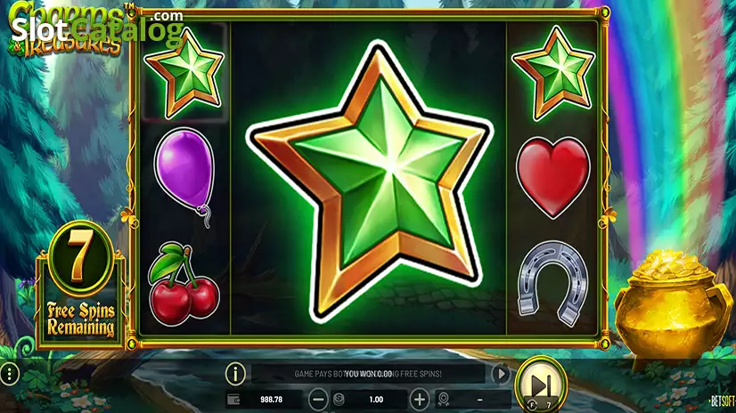Charms and Treasures Free Spins