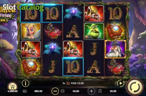 Win screen 2. Enchanted: Forest of Fortune slot