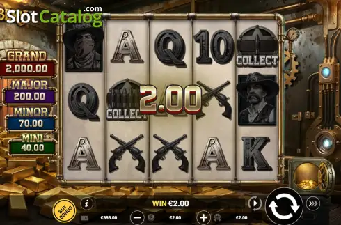 Skärmdump3. The Robbery slot