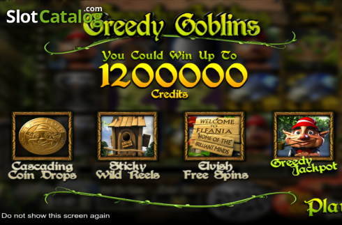 Game features. Greedy Goblins slot