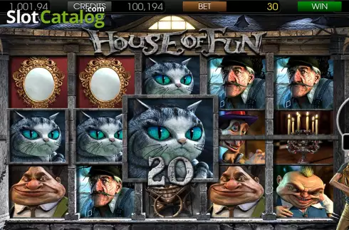 Win Screen. House of Fun slot