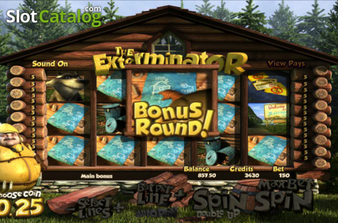 Bonus game. The Exterminator slot