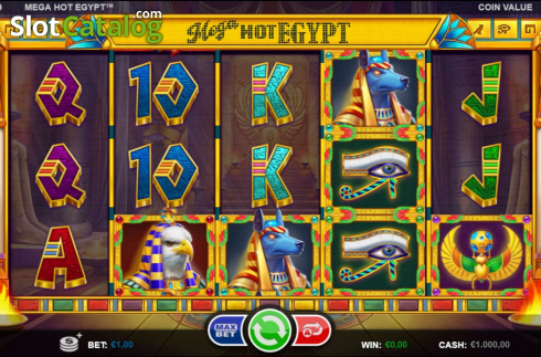 Reel Screen. Mega Hot Egypt slot