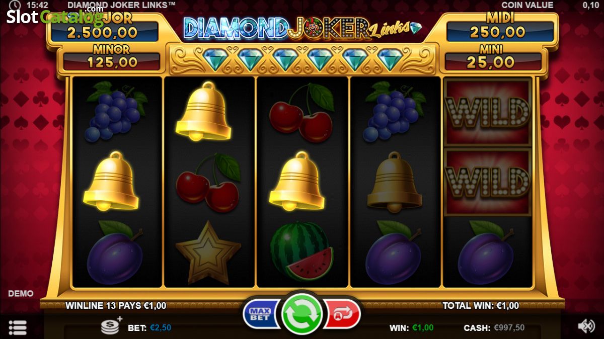 Diamond Joker Links Try Demo Slot Game Review