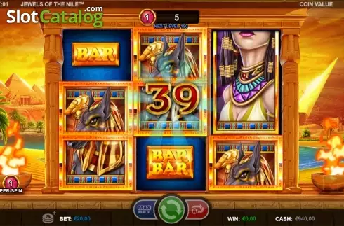 Schermo9. Jewels of the Nile (Slot Factory) slot