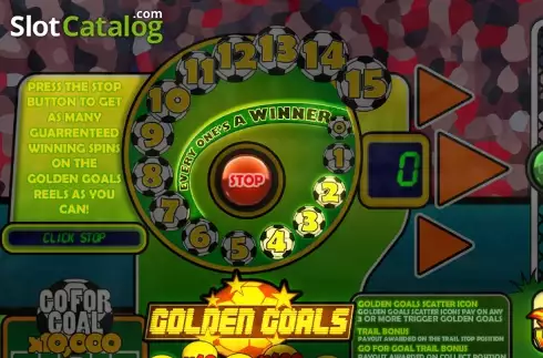 Bonus Game 1. Golden Goals Machine à sous