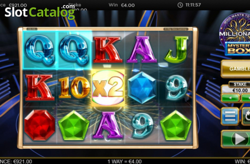 Skärmdump6. Who Wants to Be a Millionaire Mystery Box slot