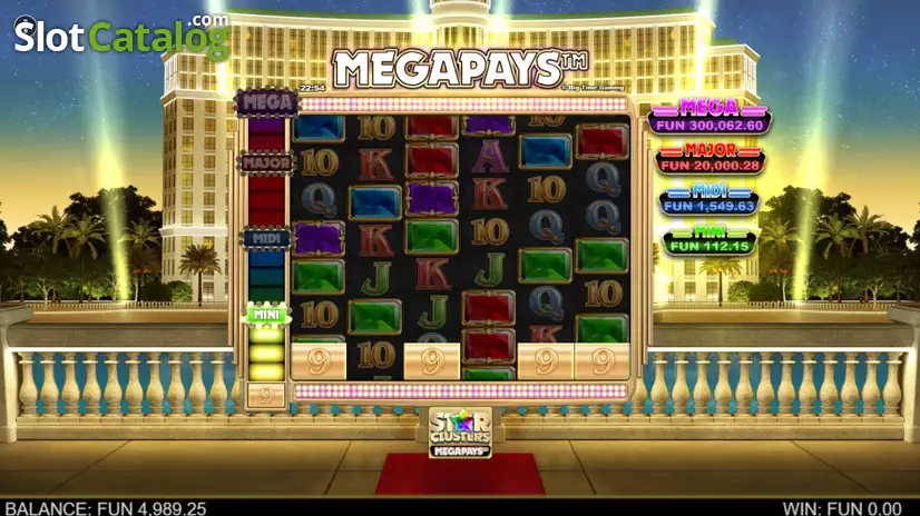 Slot Video Star Clusters Megapays