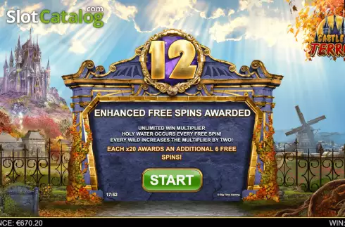 Free Spins 1. Castle of Terror slot