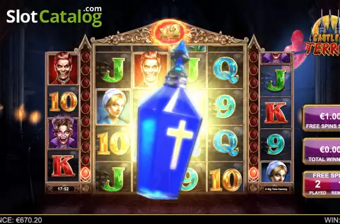 Free Spins 2. Castle of Terror slot