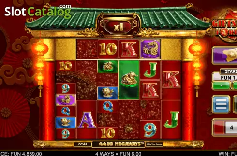 Win Screen 2. Gifts of Fortune Megaways slot