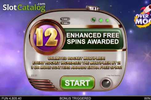 Free Spins 1. Over the Moon slot