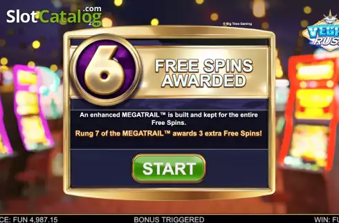 Free Spins 1. Vegas Rush slot