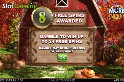 Free Spins. More Turkey slot