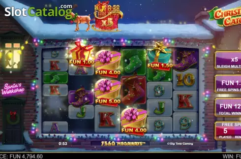 Captura de tela9. Christmas Catch slot