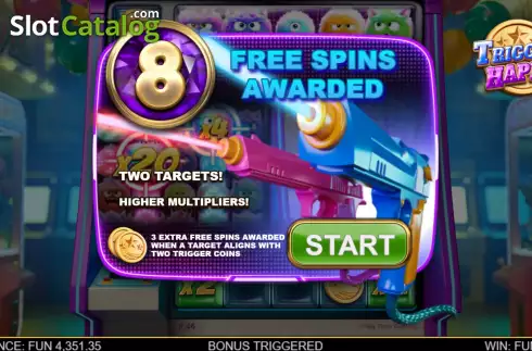 Bildschirm8. Trigger Happy (Big Time Gaming) slot
