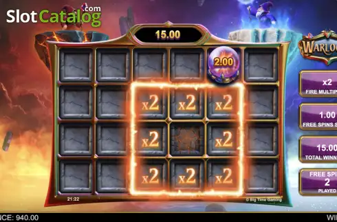 Pantalla3. Warlocks Tragamonedas 