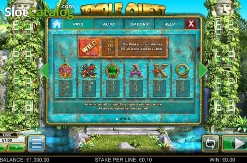 Captura de tela3. Temple Quest Spinfinity slot