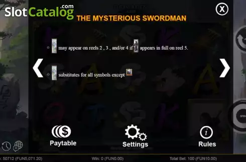 Captura de tela9. The Maiden and The Swordsman Deluxe slot