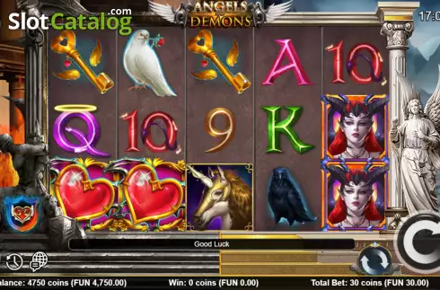 Schermo2. Angels and Demons slot