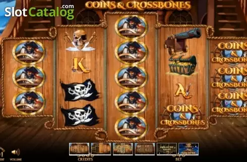 Bildschirm2. Coins & Crossbones slot