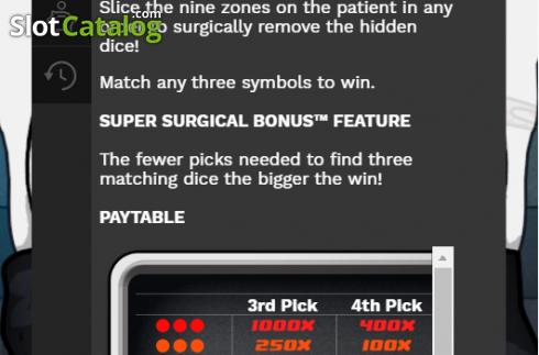 Features 1. Slice and Dice slot