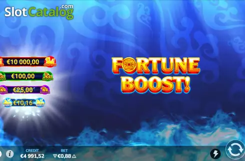 Bonus Game Win Screen. Fortune Filler Imperial Temple slot