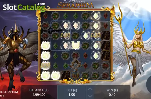 Skärmdump4. Clash of the Seraphim slot