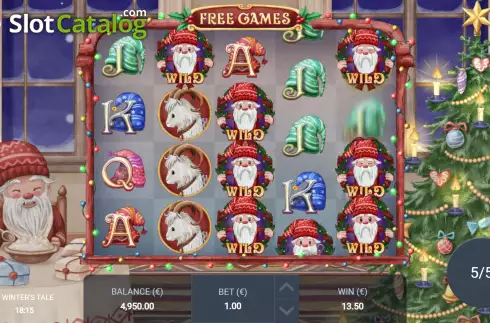 Free Spins. A Winter’s Tale slot