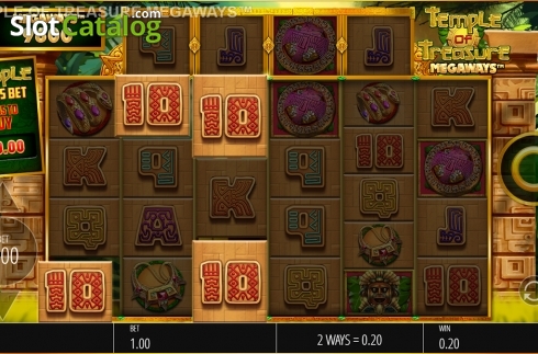 Win screen 2. Temple of Treasure Megaways slot