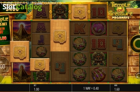 Bildschirm7. Temple of Treasure Megaways slot