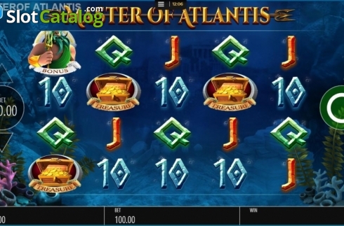 Reel Screen. Master of Atlantis slot