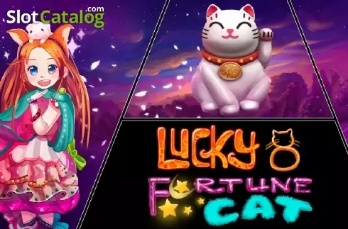 Lucky 8 Fortune Cat Logotipo