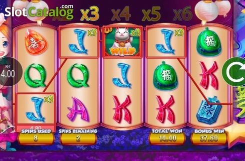 Bildschirm6. Lucky 8 Fortune Cat slot