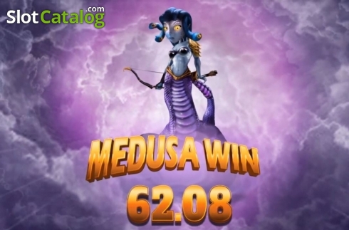 Win Screen. Medusa (Blueprint Gaming) slot