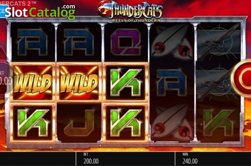 Win Screen. Thundercats Reels Of Thundera slot