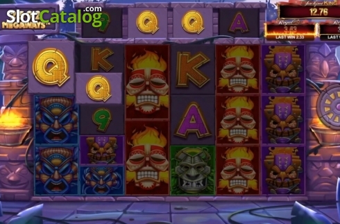 Bildschirm3. Tiki Treasures Megaways slot